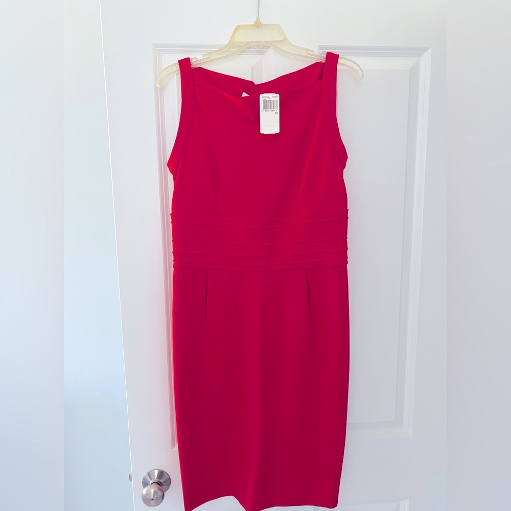 Red DVF dress